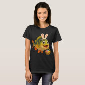 T-shirt Perche jaune de Pâques (Devant entier)