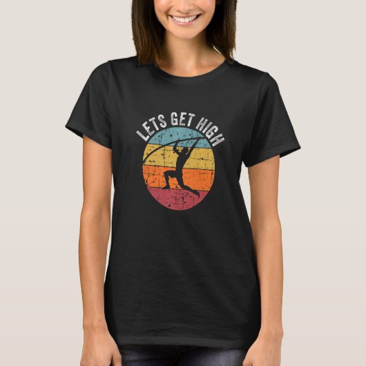 T-shirt Perche tip de saut à la perche athlétisme (Devant)
