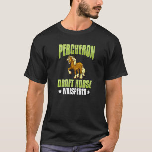 T-shirt Percheron Ébauche Cheval Cheval Équitation Équestr