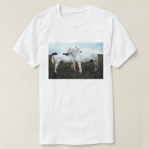 T-shirt Percherons Se Cultivant L'Un L'Autre
