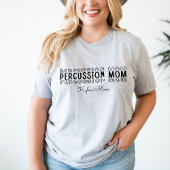 T-shirt Percussion Marching Band Maman Personnalisable