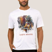 T-shirt *~* Percussionniste Cool Cat AP91 DRUM Player (Devant)