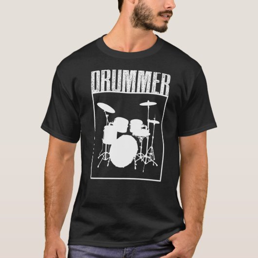 T-shirt Percussionniste de tambour (Devant)
