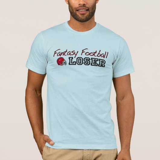 T-shirt Perdant du football d'imaginaire (Devant)