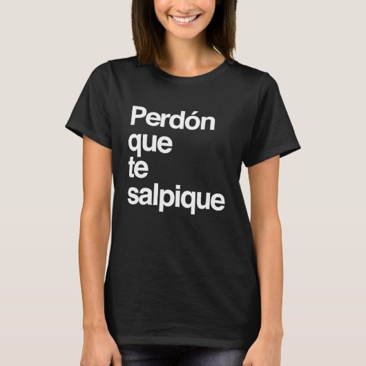 T-shirt Perdon que le SalPique (Devant)