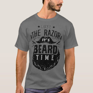 T-shirt perdre le rasoir son temps de barbe 3