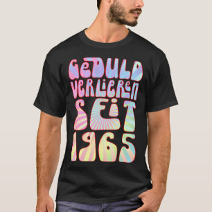 T-shirt Perdre Patience Depuis 1965 58 Ans Âge Naissance