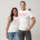 T-shirt perdre son chemin (Unisexe)