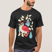 T-shirt Perdrix Dans Un Poirier 12 Jours Chanson De Noël M (Devant)
