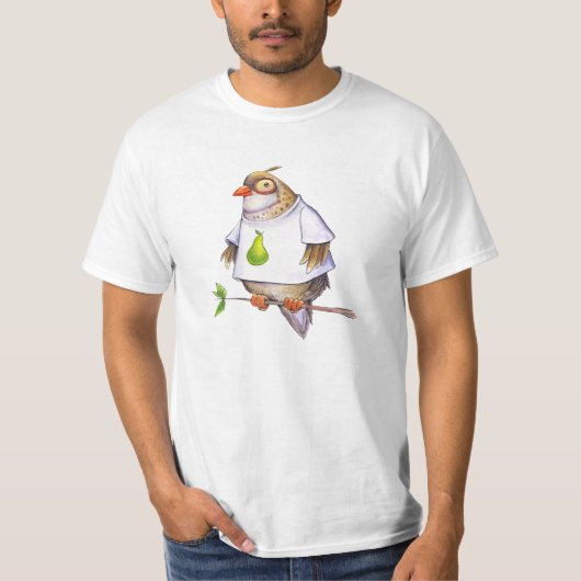 T-shirt Perdrix dans une poire T (Devant)