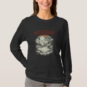 T-shirt Perdu à Lake Funny Lakes Humour Lagoon Camping
