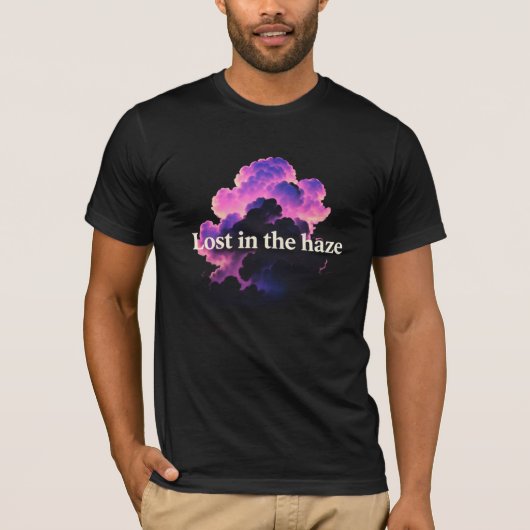T-shirt Perdu dans la Brume – Concept d'Atmosphère Oniriqu (Devant)