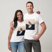 T-shirt Perdu dans la réflexion. (Unisexe)