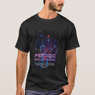 T-shirt Perdu Dans La Ville Nuit Style Urbain Perdu à l'in