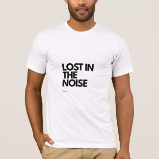 T-shirt Perdu dans le bruit Esthétique minimaliste de la m
