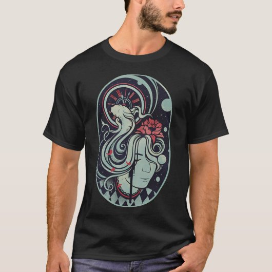 T-shirt Perdu dans le temps (Devant)
