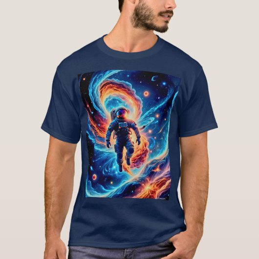 T-shirt Perdu dans l'espace (Devant)