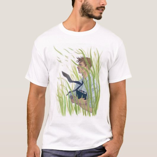 T-shirt perdu dans ses pensées (Devant)