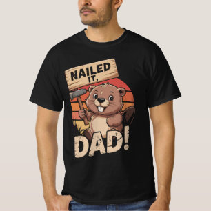 T-shirt Père artisan avec coeur, Biberstark, papa !