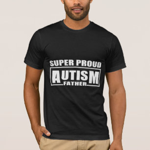 T-shirt père autiste très fier