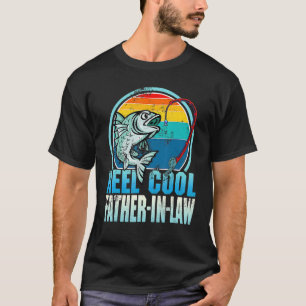 T-shirt Père beau-père pêcheur super cool Papa Fête des Pè