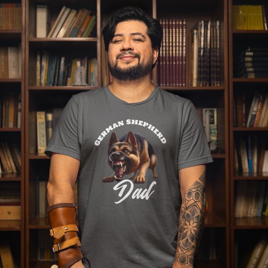 T-shirt Père berger allemand vicieux