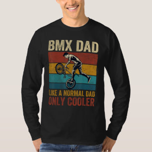 T-shirt Père BMX comme un père normal mais en plus cool po