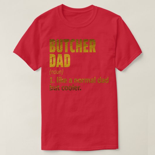 T-shirt père boucher (Design devant)