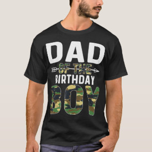 T-shirt Père Camoue du garçon d'anniversaire