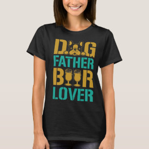 T-shirt Père Chien Amateur de Bière