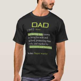 T-shirt Père chrétien homme Définition Dieu Religieux Roma