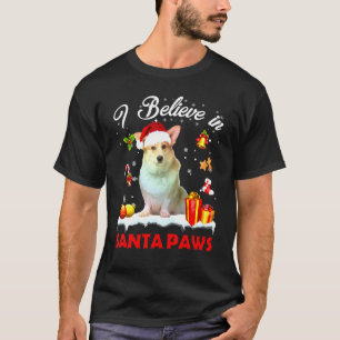 T-shirt Père Corgi Noël Chien Décoration de Noël