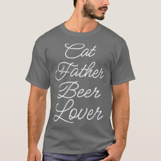 T-shirt Père de chat Beer Lover II