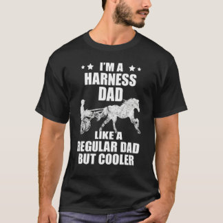 T-shirt Père de course de harnais d'homme équitation vinta