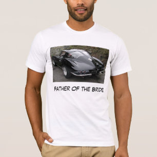 T-shirt Père de la Corvette de mariée
