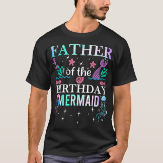 T-shirt Père De La Fête D'Anniversaire Amusante Famille De