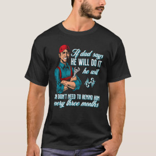 T-shirt Père de la fête des Pères et anniversaire Artisan