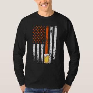 T-shirt Père de la journée de la bière Usa Hommes Buveur d
