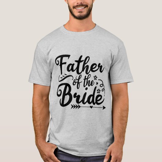 T-shirt Père de la mariée (Devant)