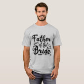 T-shirt Père de la mariée (Devant entier)