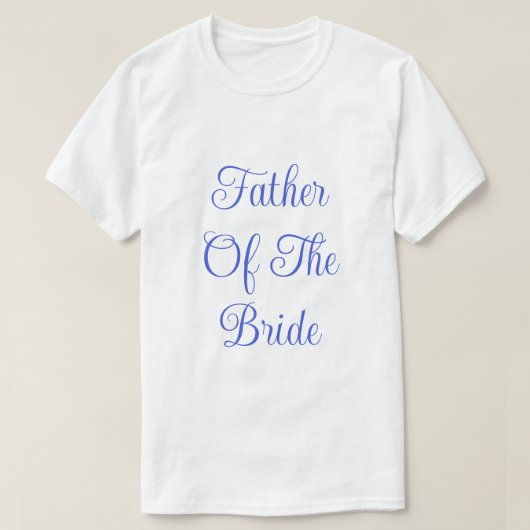 T-shirt Père De La Mariée (Design devant)
