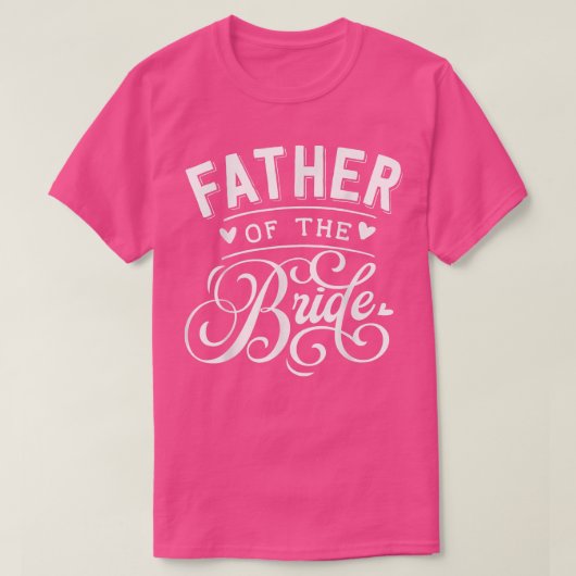 T-shirt Père de la mariée (Design devant)