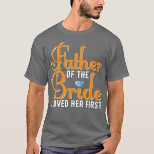 T-shirt Père de la mariée homme Je l'ai aimée lors de son