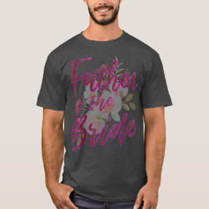 T-shirt Père de la mariée mariée Mariage de famille jumelé