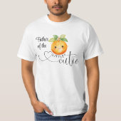 T-shirt Père de la petite Cutie Citrus Orange (Devant)