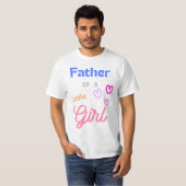 T-shirt Père de la petite fille (Devant entier)