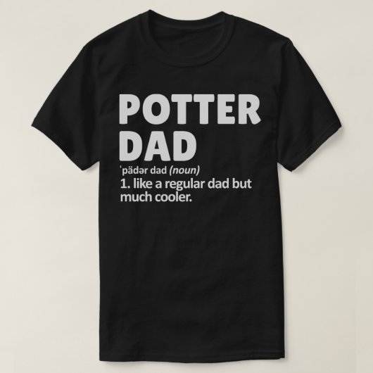 T-shirt père de la poterie (Design devant)