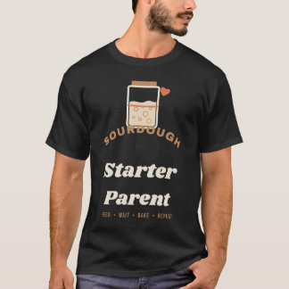 T-shirt Père de levain drôle de boulanger de pain au levai