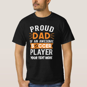 T-shirt Père de soccer personnalisé