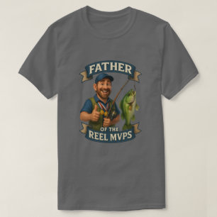 T-shirt Père des PVM Reel Pêche Papa Tee